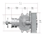 Rcgf Stinger 15cc Re Gasoline Engine 2 Cycle Piston Value Type Support 1306 1406 1308 1307 Prop for Rc Airplane Fixed-wing